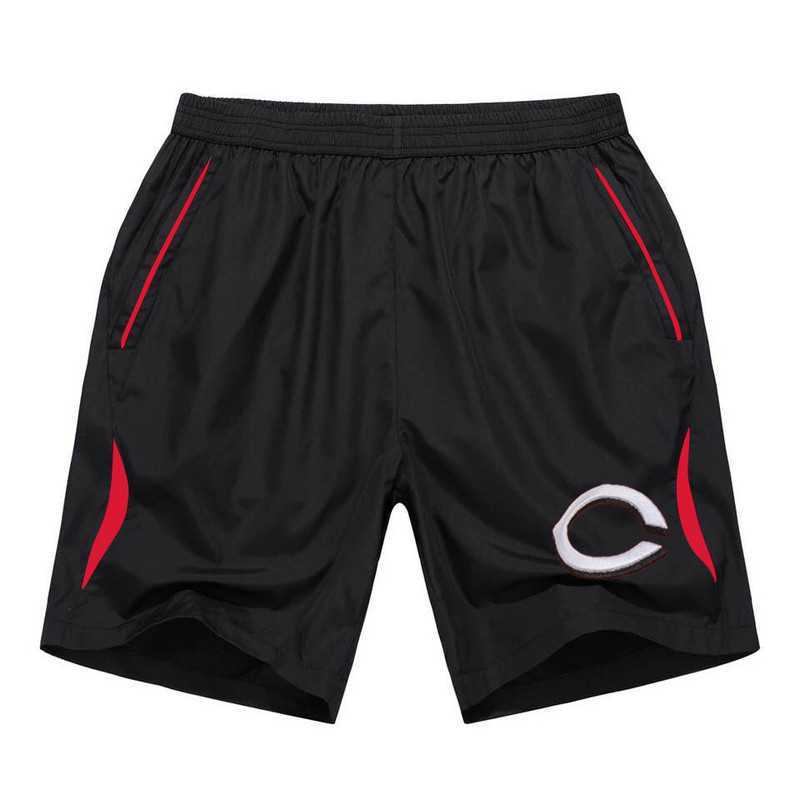 Men's Cincinnati Reds Black Red Stripe MLB Shorts,We sell and wholesale Men's Cincinnati Reds Black Red Stripe MLB Shorts on line form chian!